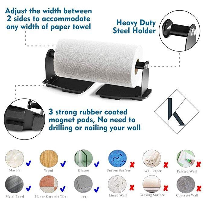 Magnetic Paper Towel Holder