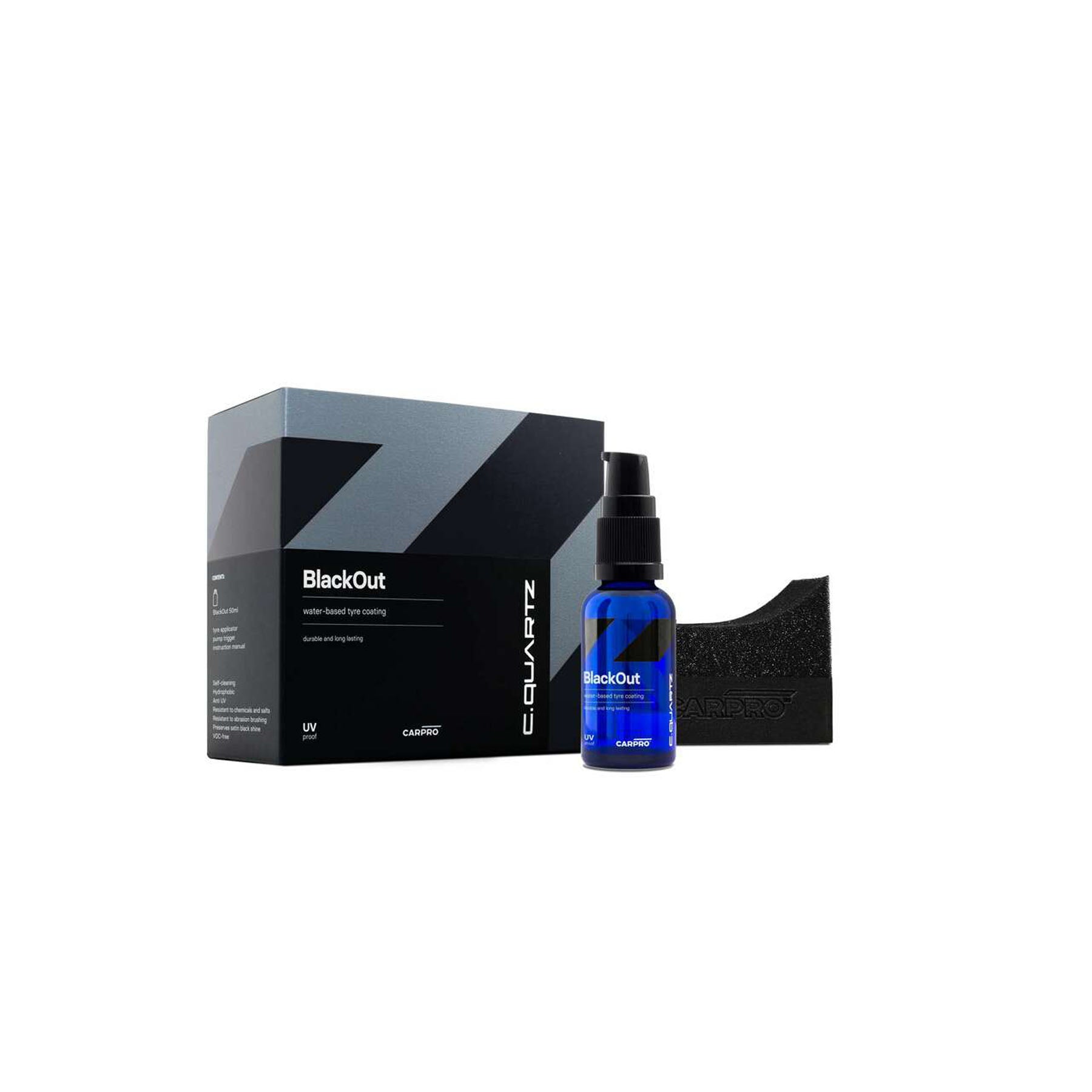 CQUARTZ BlackOut - Tire & Rubber Coating 50ml