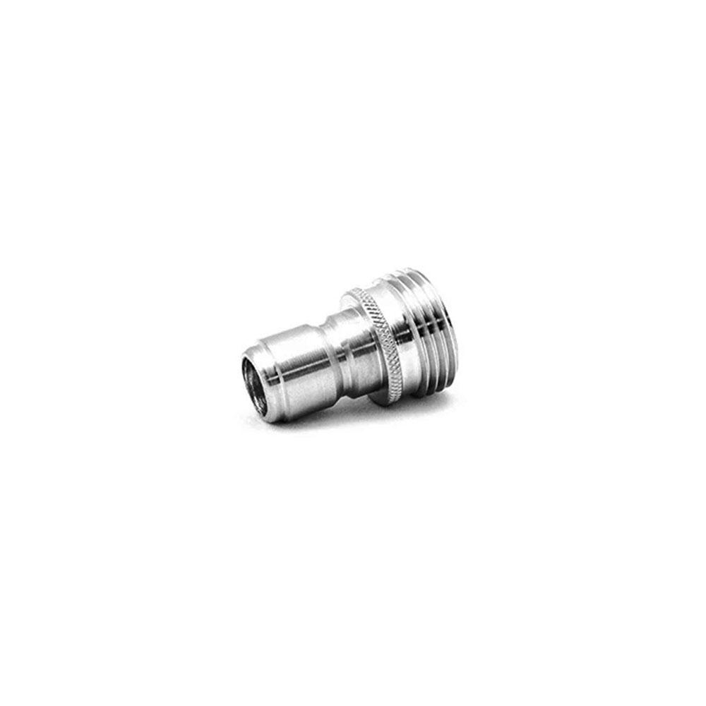 Stainless Steel Garden Hose 3/4” Male QD Plug