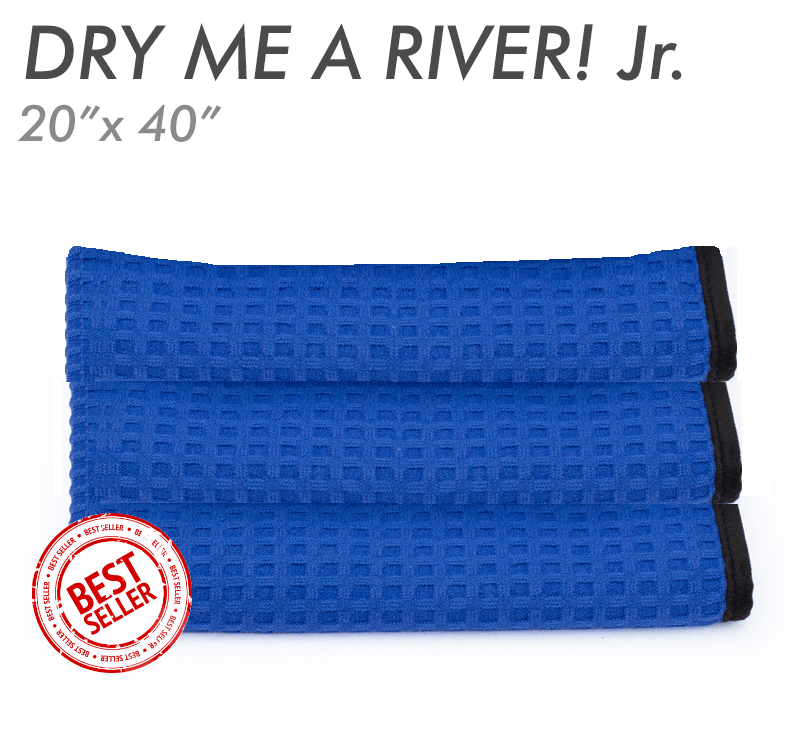 DRY ME A RIVER!™ JR. 20 X 40 Premium Korean Waffle Weave Towel