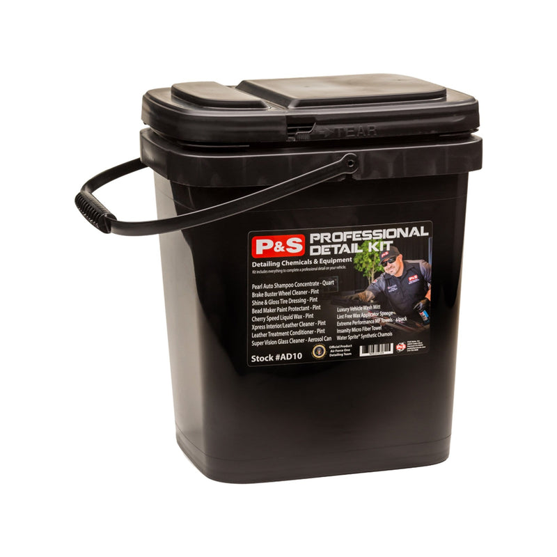 P&S Double Black Collection Car Wash Bucket Kit, 1 or 2 Buckets