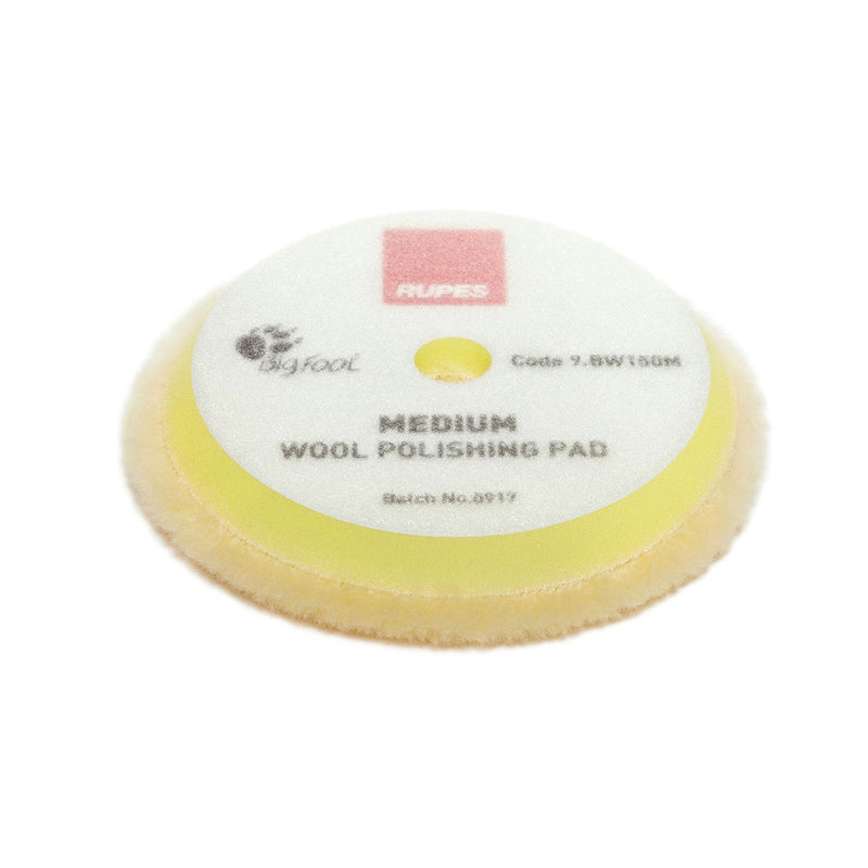 Rupes Medium Yellow Wool Pad